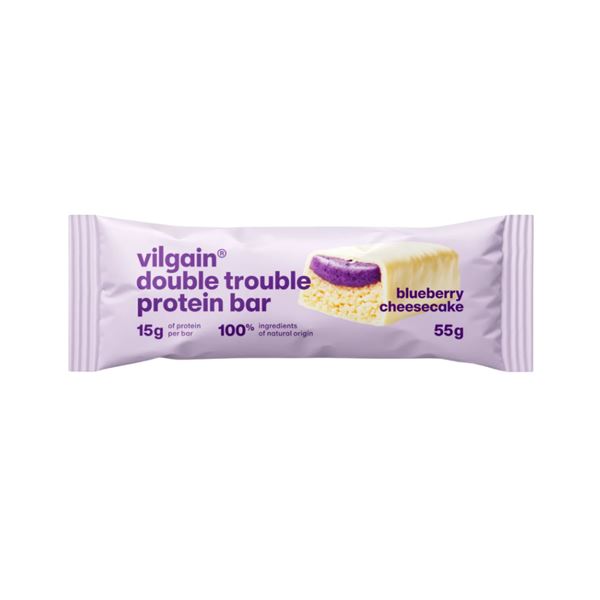 Hu-Fa Double Trouble Protein Bar čučoriedkový cheesecake (5)