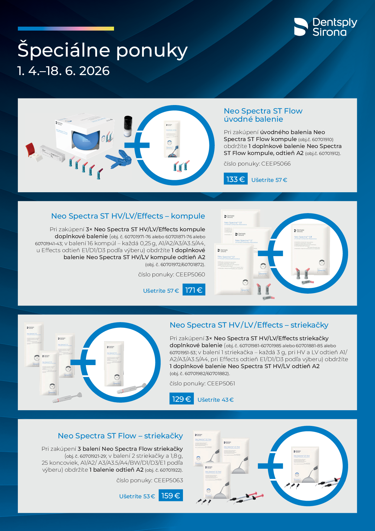 Akciový leták Dentsply