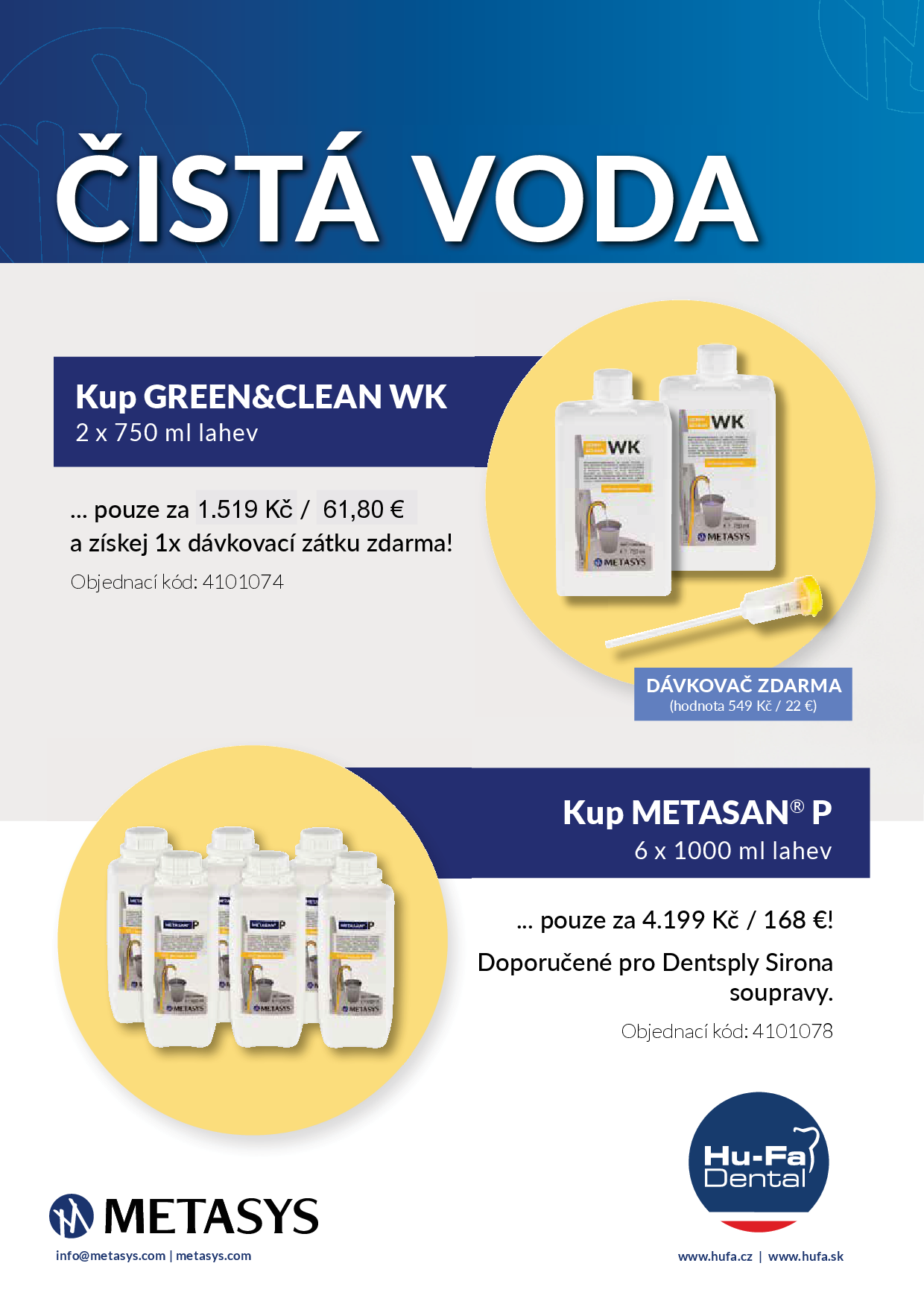 Dezinfekcia vody Metasys