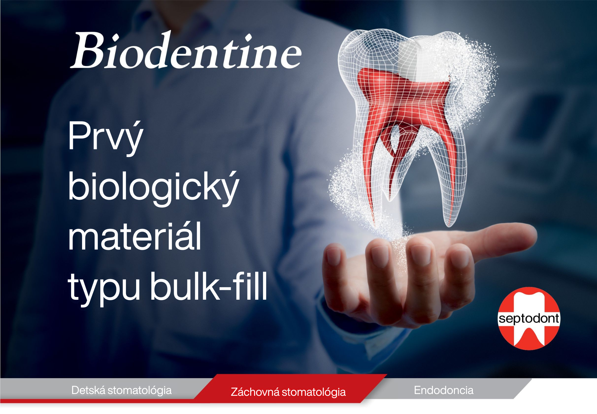 Bioaktívna náhrada dentínu